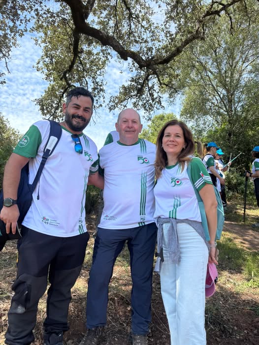 ASPACACOR participa en la ruta de senderismo por el 50 aniversario del Hospital Reina Sofía